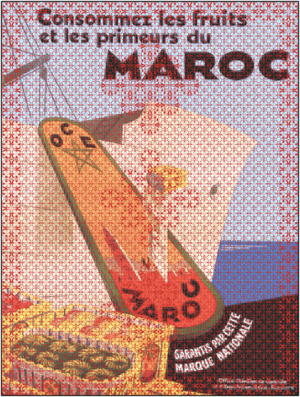 Affiche Fatima Mazmouz pour le MUCEM