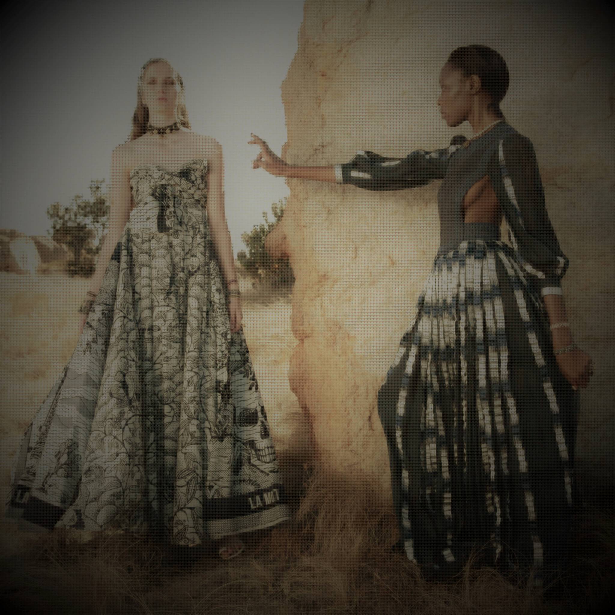 Figures de sorcières en Dior - 2019 - © Fatima MAZMOUZ